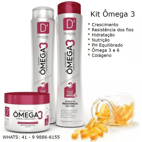 Kit Capilar Omega 3