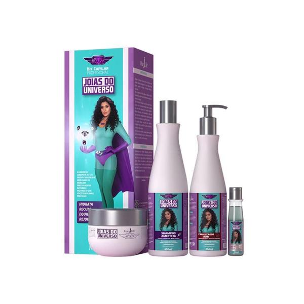 Kit Capilar Shampoo Condicionador Creme Joias do Universo - Mary Life