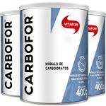 Kit 3 Carbofor Módulo de Carboidratos 400g da Vitafor