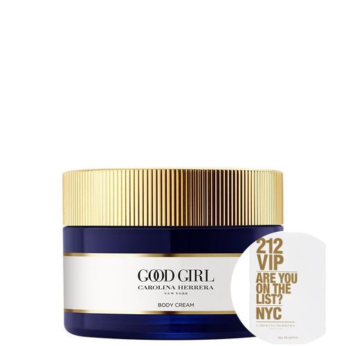 Kit Carolina Herrera Good Girl Body Cream - Hidratante Corporal 200ml+212 Vip Eau de Parfum