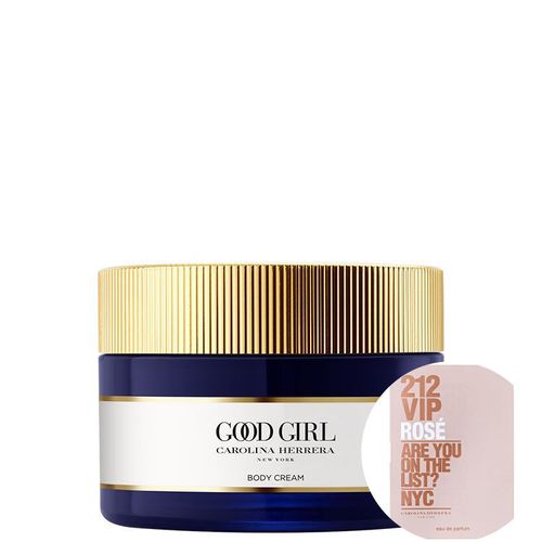 Kit Carolina Herrera Good Girl Body Cream - Hidratante Corporal 200ml+212 Vip Rosé Eau de Parfum