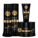 Kit Cavalo Forte (Sh + Condic + Masc + Leave-in) 300ml- Haskell