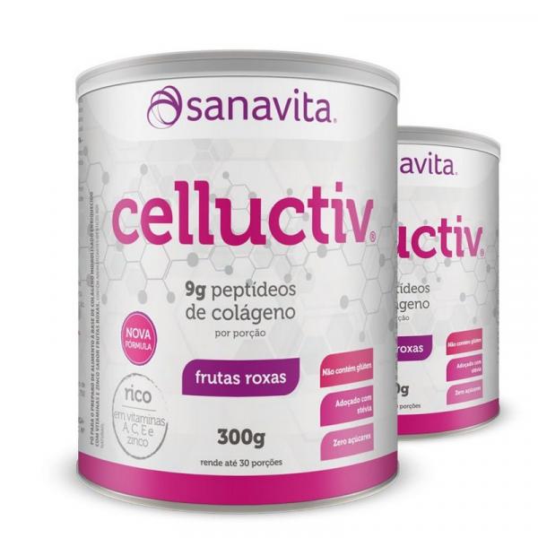Kit 2 Celluctiv Colágeno 300g Sanvita - Sanavita