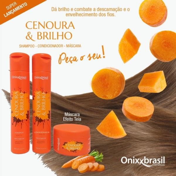Kit Cenoura e Brilho Onixx Brasil - 3 Itens