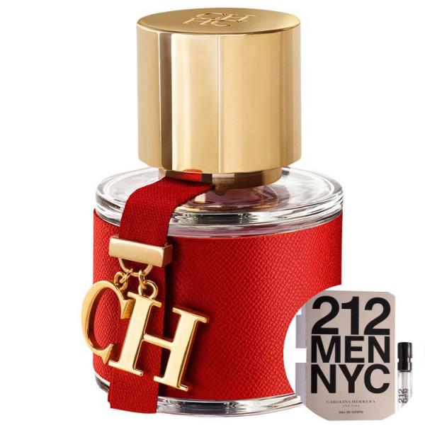 KIT CH Carolina Herrera Eau de Toilette - Perfume Feminino 30ml+212 Men NYC Eau de Toilette