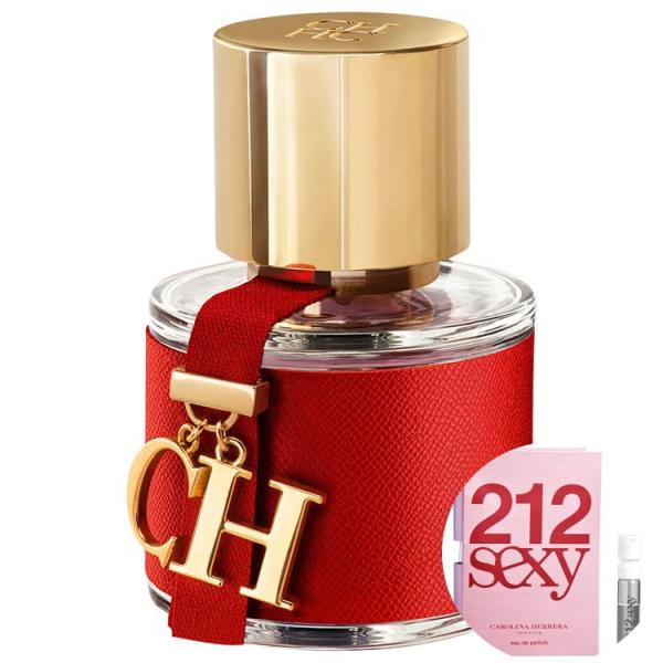KIT CH Carolina Herrera Eau de Toilette - Perfume Feminino 30ml+212 Sexy Eau de Parfum