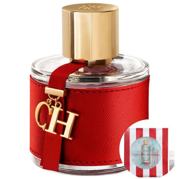 KIT CH Carolina Herrera Eau de Toilette - Perfume Feminino 100ml+CH LEau de Toilette