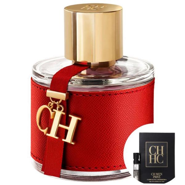 Kit Ch Carolina Herrera Eau de Toilette - Perfume Feminino 100ml+ch Men Privé