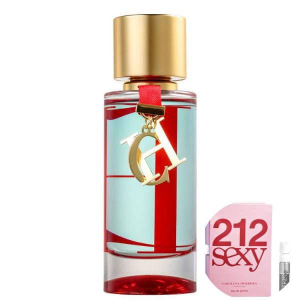 KIT CH LEau Carolina Herrera Eau de Toilette - Perfume Feminino 100ml+212 Sexy Eau de Parfum