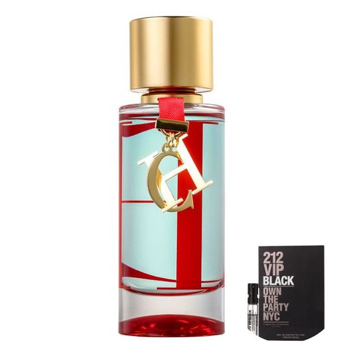 Kit Ch L'eau Carolina Herrera Eau de Toilette - Perfume Feminino 100ml+212 Vip Black Men