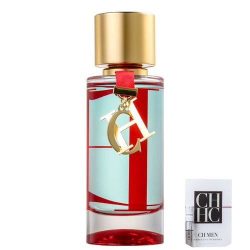 Kit Ch L'eau Carolina Herrera Eau de Toilette - Perfume Feminino 100ml+ch Men Eau de Toilette