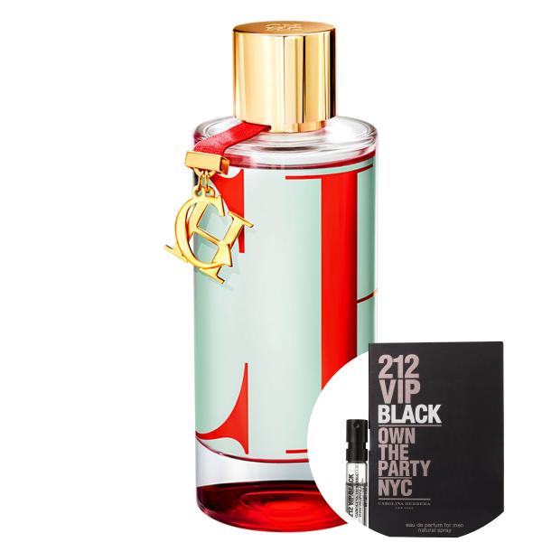 KIT CH LEau Carolina Herrera Eau de Toilette - Perfume Feminino 150ml+212 VIP Black Men