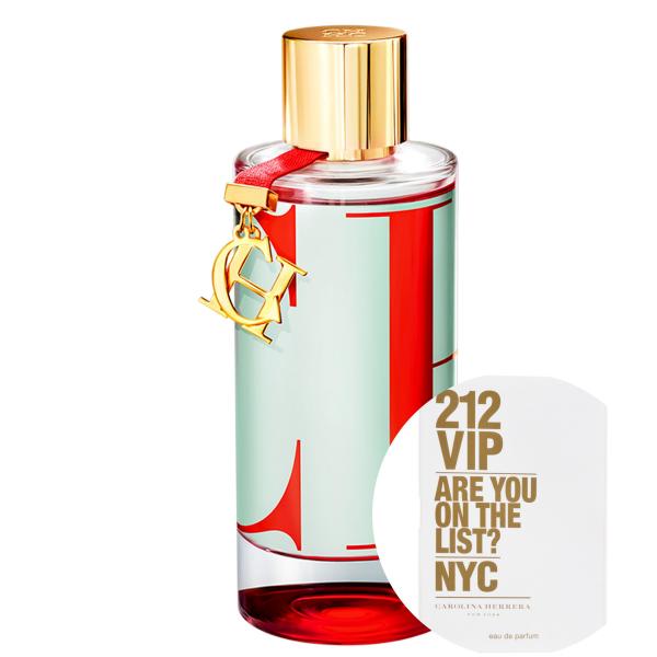 KIT CH LEau Carolina Herrera Eau de Toilette - Perfume Feminino 150ml+212 VIP Eau de Parfum