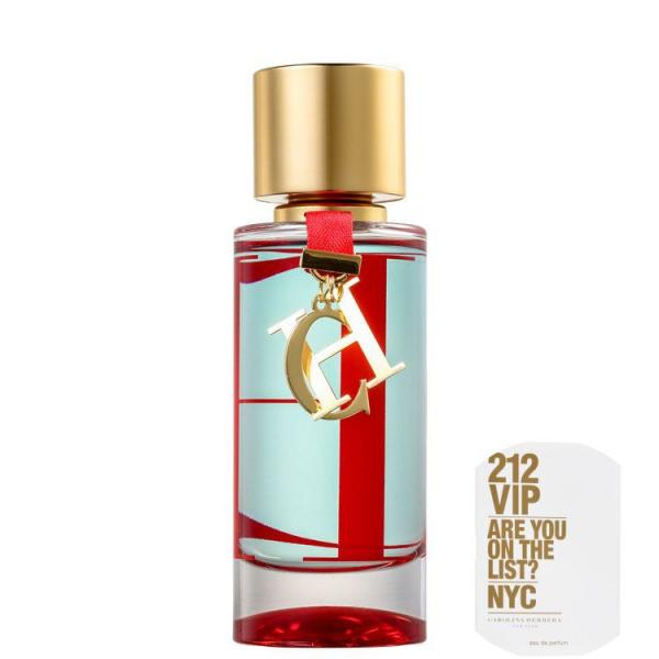 KIT CH LEau Carolina Herrera Eau de Toilette - Perfume Feminino 50ml+212 VIP Eau de Parfum