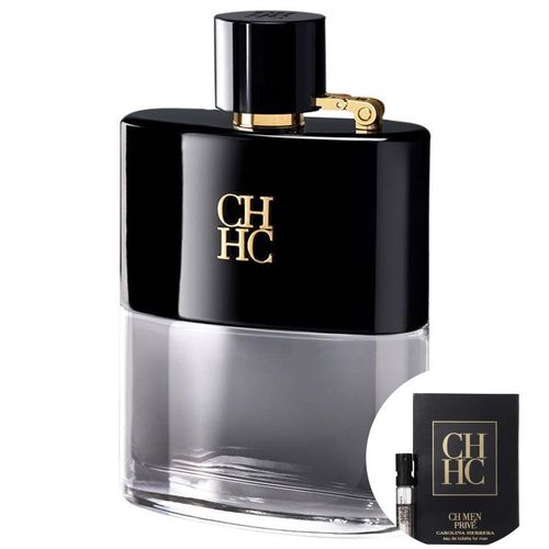 Kit Ch Men Privé Carolina Herrera Eau de Toilette - Perfume Masculino 100ml+ch Men Privé