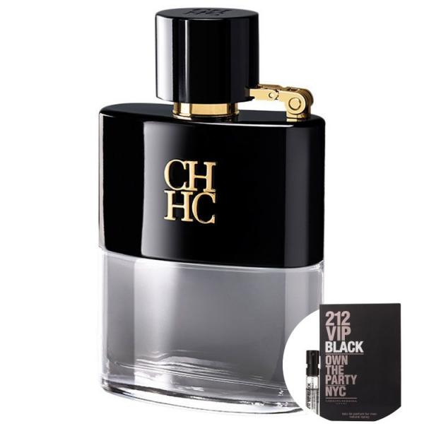 Kit Ch Men Privé Carolina Herrera Eau de Toilette - Perfume Masculino 50ml+212 Vip Black Men