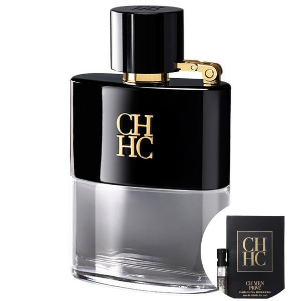 Kit Ch Men Privé Carolina Herrera Eau de Toilette - Perfume Masculino 50ml+ch Men Privé