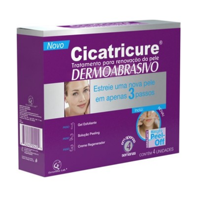 Kit Cicatricure Tratamento Facial Dermoabrasivo 4 Unidades - Genomma Lab
