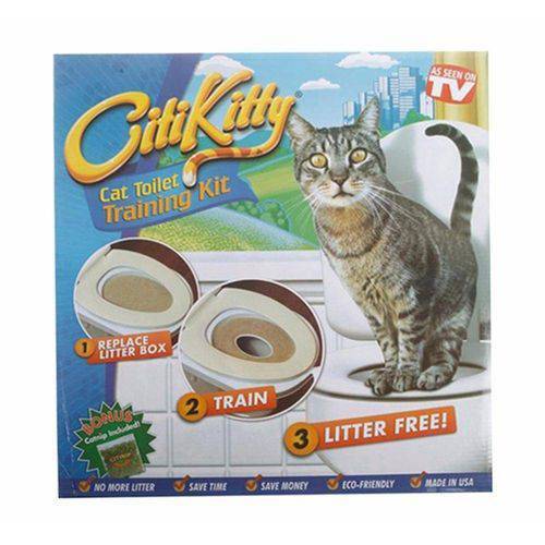 Kit Citikitty Assento Sanitário de Treinamento para Gatos