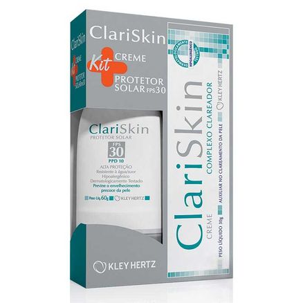 Kit Clariskin Creme 30g + Clariskin Protetor Solar FPS30 60g