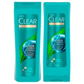 Kit Clear Detox Diário Shampoo 200ml + Condicionador 200ml