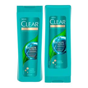 Kit Clear Detox Diario Shampoo 200ml + Condicionador 200ml