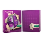 Kit Coffret Benetton Colors Purple Feminino Eau De Toilette 80ml + Body Lotion 75ml - 80ml + Body Lotion 75ml