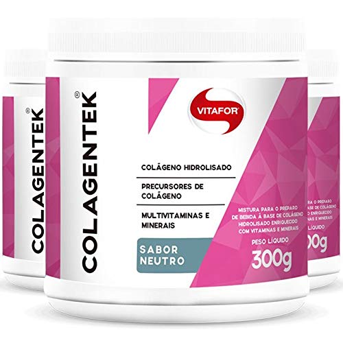 Kit 3 Colagentek - Colágeno Hidrolisado Neutro da Vitafor