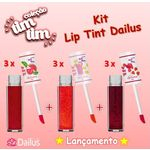 Kit Coleção Tim Tim Lip Tint Dailus Color com 9 Unidades