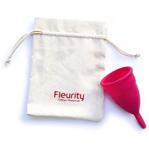 Kit Coletor Menstrual Fleurity Tipo 3 + 1 Esterilizador