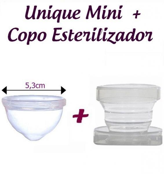 Kit Coletor Menstrual UNIQUE 30ml + Copo Esterilizador