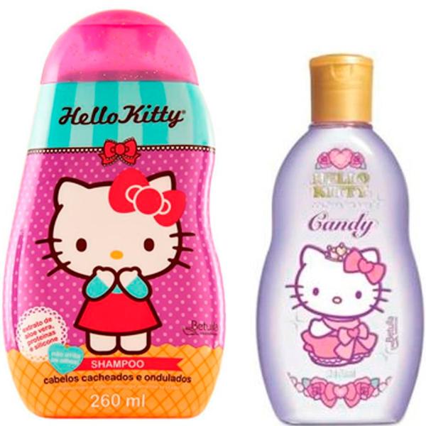 Kit Colônia Hello Kitty Candy + Shampoo Cabelos Cacheados - Betulla