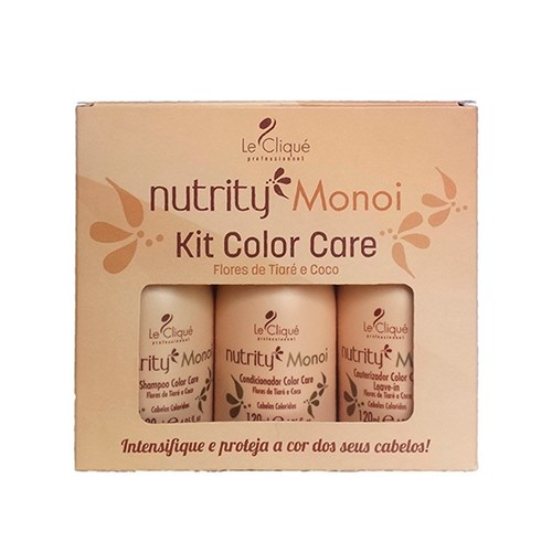 Kit Color Care Nutrity Monoi - Shampoo, Condicionador e Cauterizador C...