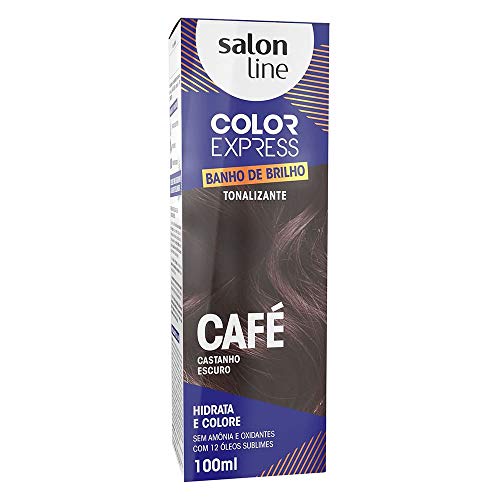 Kit Color Express - Cafe - Castanho Escuro, Salon Line, Salon Line