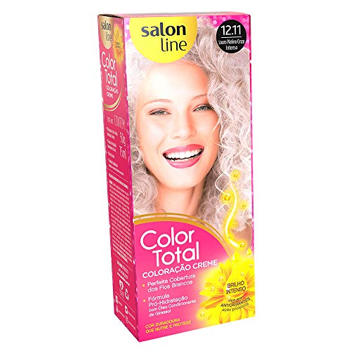 Kit Color Total - 12.11 Louro Platino Cinza Intenso, Salon Line, Salon Line