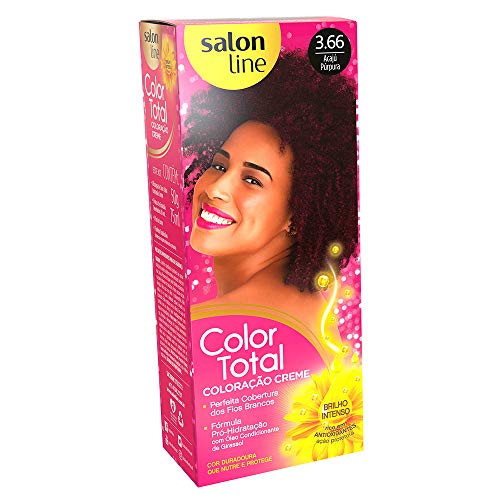 Kit Color Total - 3.66 Acaju Purpura, Salon Line, Salon Line