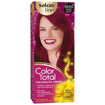 Kit Color Total Salon Line - 66.64 Vermelho Glamour