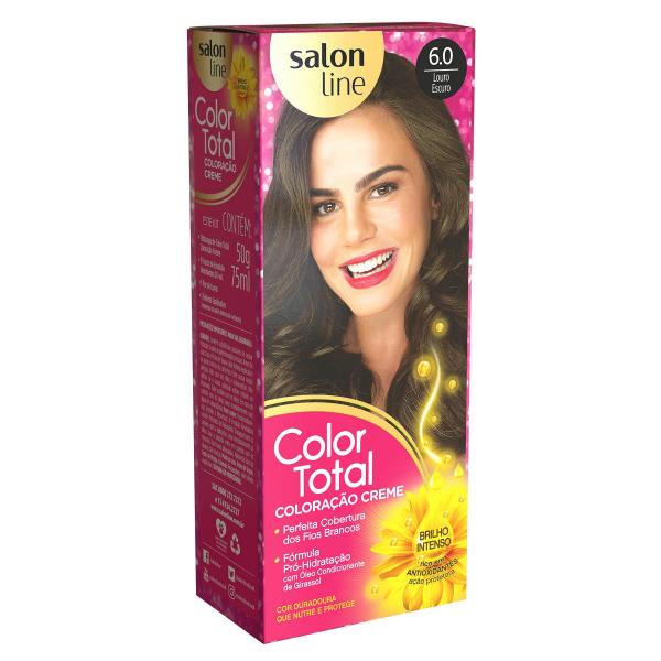Kit Coloração Color Total 6.0 Louro Escuro Salon Line