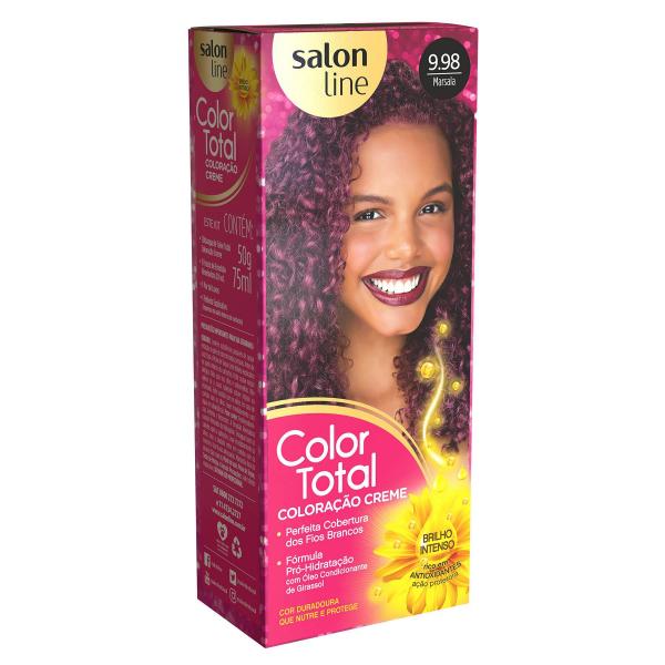 Kit Coloração Color Total 9.98 Marsala Salon Line