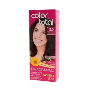 Kit Coloração Color Total - Salon Line - Castanho Escuro Nº 3.0