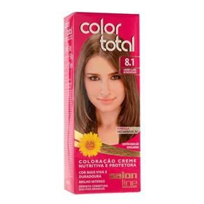 Kit Coloração Creme Color Total - Salon Line - N° 8.1 Louro Claro Acinzentado