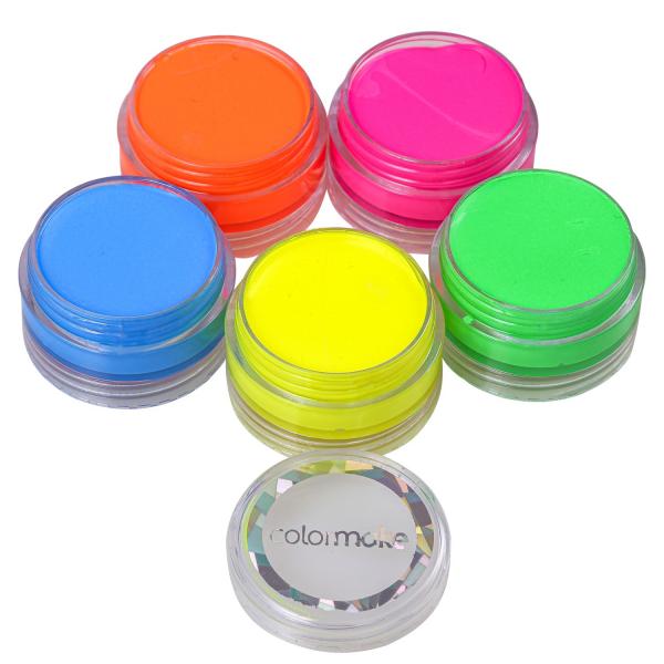 Kit Colormake Fluor Tinta Facial (5 Unidades)