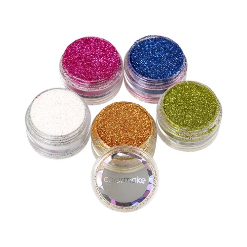 Kit ColorMake Glitter em Pó 5 Cores