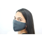 Kit 10 Máscaras de proteção Lavável Reutilizável não descartável Anti-Vírus Fashion Slim Com Forro 4 Cores Lisas