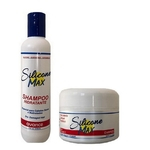 Kit com 01 Shampoo Hidratante 236ml Silicone Max + 01 Máscara Avance Hidratante