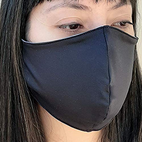 Kit com 07 Mascaras para Proteção em Tecido Lavável Unissex Preto