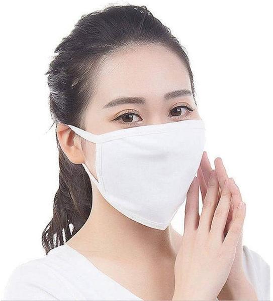Kit com 05 Máscaras para Proteção em Tecido Lavável Unissex - Slim Fitness