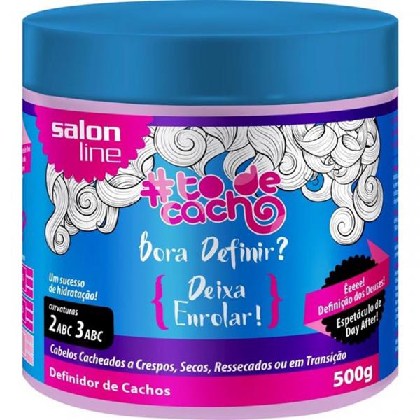 Kit com 1 Ativ Cacho Salon-l T-dcacho 500g-p Deixa Enrolar - Salon-line