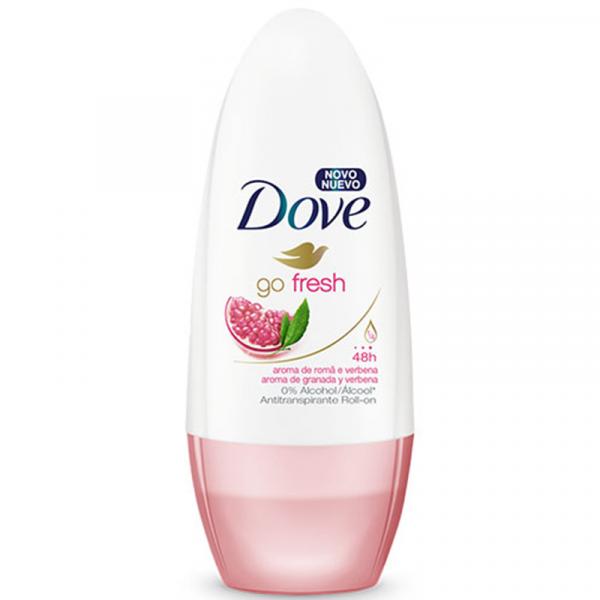 Kit com 1 Desodorante Antitranspirante Roll On Dove Go Fresh Romã 50ml