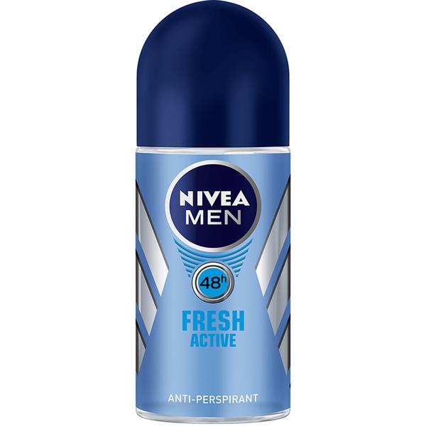 Kit com 1 Desodorante Nivea Roll On Fresh Active Men 50ml - Z_empório Veredas